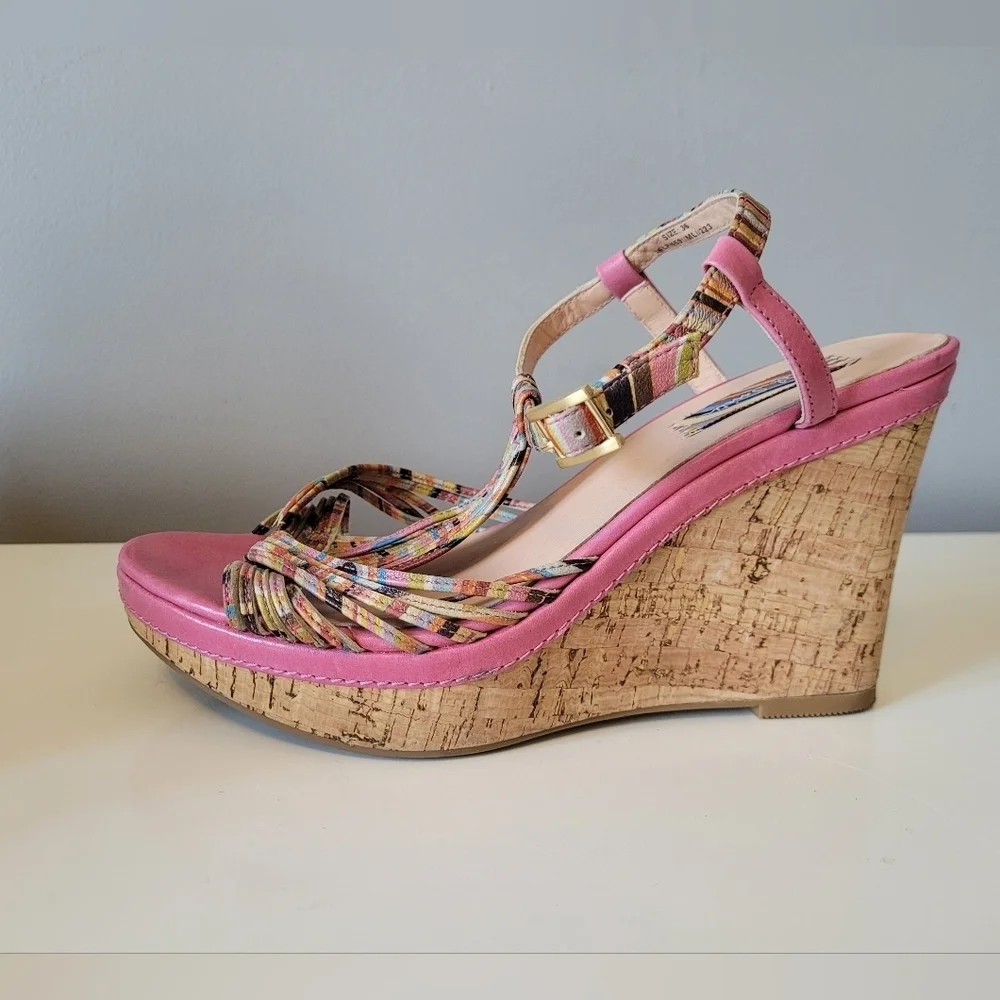 Paul Smith Pink Wedges, VGUC, Size 36